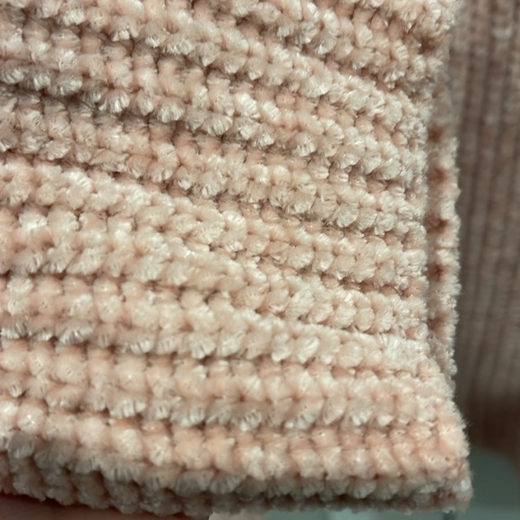 Ellos chenille turtleneck light pink sweater, size 1x - Picture 7 of 7